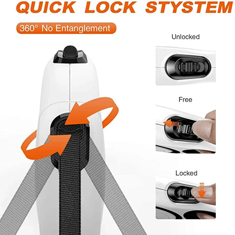 Retractable Dog Leash – 3/5/8M