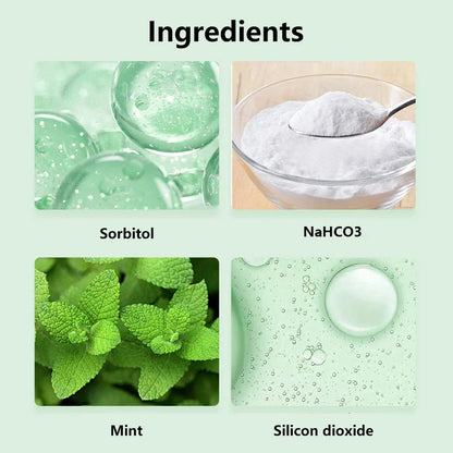 Chewable Travel Toothpaste Tablets – 50 All-in-One Mint Tablets for Fresh Breath & Deep Cleaning