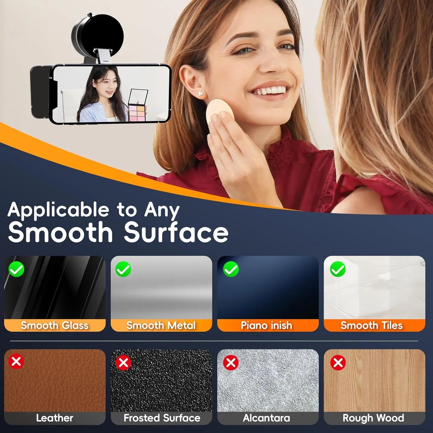 Magnetic Vacuum Phone Holder